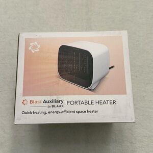 Portable Black and White Heater
